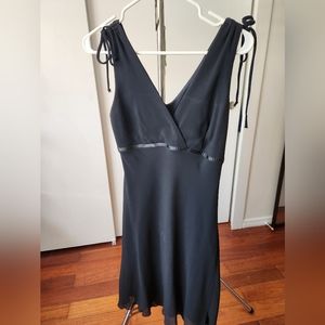 Women's black sleeveless dress